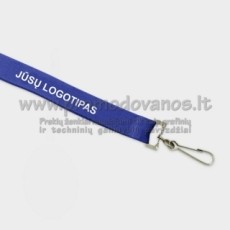 Kaklajuostė iš džinsinio pluošto 